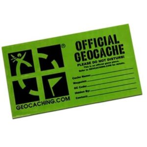 Officiële Groundspeak sticker large